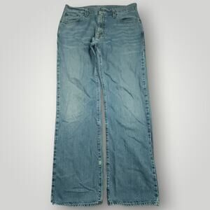 RL Polo Jeans Mens 31x30 Vtg Y2K Ashmore Baggy Straight Low Rise Distressed